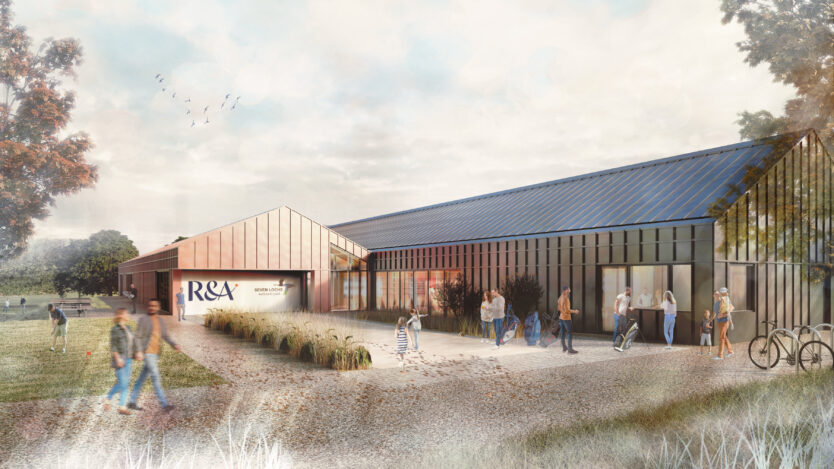 Artists impression of the Leathamhill facility developed by the R&A